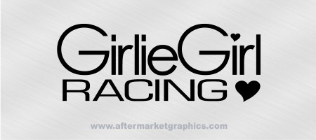 GirlieGirl Racing Decals - Pair (2 pieces)